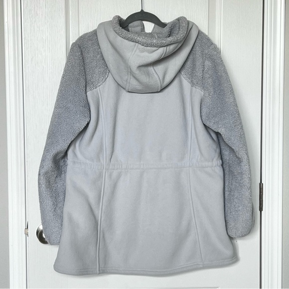 Madison Expedition Sherpa Lined Hooded Fleece Winter Coat Jacket Gray Size Large - Picture 3 of 12